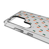 University of Miami Hurricanes Fashion Pattern Clear Phone Case for Samsung Galaxy