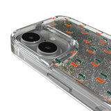 University of Miami Hurricanes Fashion Pattern Glitter Phone Case for Apple iPhone