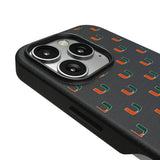 University of Miami Hurricanes Fashion Pattern MagSafe Compatible Phone Case for Apple iPhone