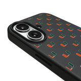 University of Miami Hurricanes Fashion Pattern MagSafe Compatible Phone Case for Apple iPhone