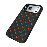 University of Miami Hurricanes Fashion Pattern MagSafe Compatible Phone Case for Apple iPhone
