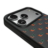 University of Miami Hurricanes Fashion Pattern MagSafe Compatible Phone Case for Apple iPhone