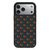 University of Miami Hurricanes Fashion Pattern MagSafe Compatible Phone Case for Apple iPhone