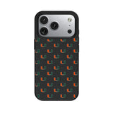 University of Miami Hurricanes Fashion Pattern MagSafe Compatible Phone Case for Apple iPhone