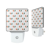 University of Miami Hurricanes Fashion Pattern Night Light 2-Pack