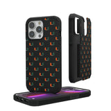 University of Miami Hurricanes Fashion Pattern Rugged Phone Case for Apple iPhone