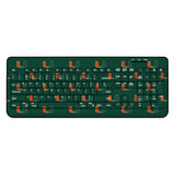 University of Miami Hurricanes Fashion Pattern Wireless USB Keyboard