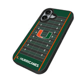 University of Miami Hurricanes Field Bump Phone Case for Apple iPhone