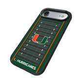 University of Miami Hurricanes Field Bump Phone Case for Apple iPhone