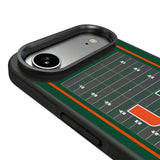 University of Miami Hurricanes Field Bump Phone Case for Apple iPhone