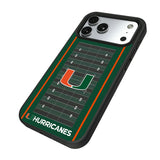 University of Miami Hurricanes Field Bump Phone Case for Apple iPhone