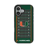 University of Miami Hurricanes Field Bump Phone Case for Apple iPhone