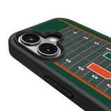 University of Miami Hurricanes Field Bump Phone Case for Apple iPhone