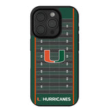University of Miami Hurricanes Field Bump Phone Case for Apple iPhone