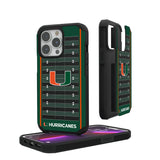 University of Miami Hurricanes Field Rugged Phone Case for Apple iPhone