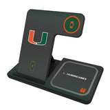 University of Miami Hurricanes Linen 3 in 1 Charging Station