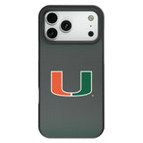 University of Miami Hurricanes Linen Bump Phone Case for Apple iPhone