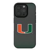 University of Miami Hurricanes Linen Bump Phone Case for Apple iPhone
