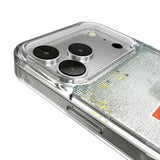 University of Miami Hurricanes Linen Glitter Phone Case for Apple iPhone