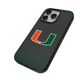 University of Miami Hurricanes Linen MagSafe Compatible Phone Case for Apple iPhone