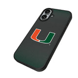 University of Miami Hurricanes Linen MagSafe Compatible Phone Case for Apple iPhone