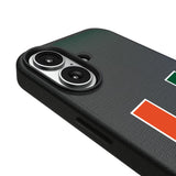 University of Miami Hurricanes Linen MagSafe Compatible Phone Case for Apple iPhone
