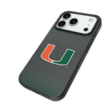 University of Miami Hurricanes Linen MagSafe Compatible Phone Case for Apple iPhone