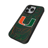 University of Miami Hurricanes Paisley MagSafe Compatible Phone Case for Apple iPhone