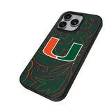 University of Miami Hurricanes Paisley MagSafe Compatible Phone Case for Apple iPhone