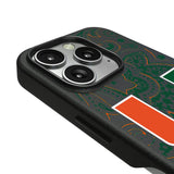 University of Miami Hurricanes Paisley MagSafe Compatible Phone Case for Apple iPhone