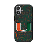 University of Miami Hurricanes Paisley MagSafe Compatible Phone Case for Apple iPhone