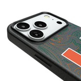University of Miami Hurricanes Paisley MagSafe Compatible Phone Case for Apple iPhone