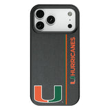 University of Miami Hurricanes Sidebar MagSafe Compatible Phone Case for Apple iPhone