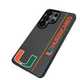 University of Miami Hurricanes Sidebar MagSafe Compatible Phone Case for Samsung Galaxy