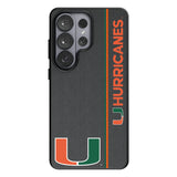 University of Miami Hurricanes Sidebar MagSafe Compatible Phone Case for Samsung Galaxy