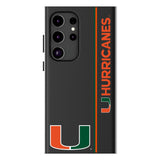 University of Miami Hurricanes Sidebar MagSafe Compatible Phone Case for Samsung Galaxy