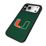 University of Miami Hurricanes Solid Bump Phone Case for Apple iPhone
