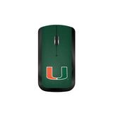 University of Miami Hurricanes Solid Wireless Mouse