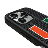 University of Miami Hurricanes Text Backdrop MagSafe Compatible Phone Case for Apple iPhone