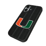 University of Miami Hurricanes Text Backdrop MagSafe Compatible Phone Case for Apple iPhone