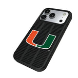 University of Miami Hurricanes Text Backdrop MagSafe Compatible Phone Case for Apple iPhone