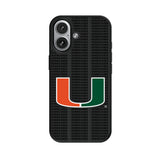 University of Miami Hurricanes Text Backdrop MagSafe Compatible Phone Case for Apple iPhone