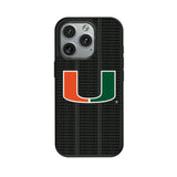 University of Miami Hurricanes Text Backdrop MagSafe Compatible Phone Case for Apple iPhone
