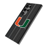University of Miami Hurricanes Text Backdrop MagSafe Compatible Phone Case for Samsung Galaxy
