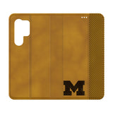 University of Michigan Wolverines Burn Folio Phone Case for Samsung Galaxy
