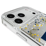 University of Michigan Wolverines Confetti Glitter Phone Case for Apple iPhone