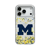 University of Michigan Wolverines Confetti Glitter Phone Case for Apple iPhone