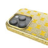 University of Michigan Wolverines Fashion Pattern Bling Phone Case for Apple iPhone
