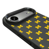 University of Michigan Wolverines Fashion Pattern Bump Phone Case for Apple iPhone