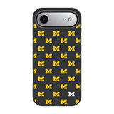 University of Michigan Wolverines Fashion Pattern Bump Phone Case for Apple iPhone